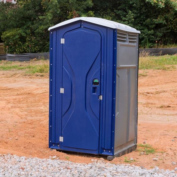 short-term porta potties are commonly rented for construction sites