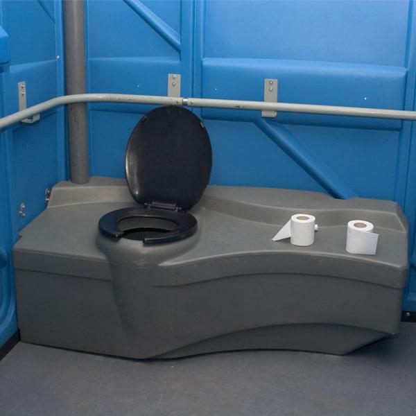 the maximum occupancy for an ada/handicap portable restroom unit is generally one person at a time